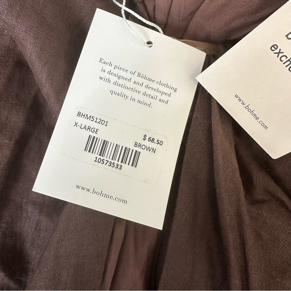 *NWT* BOHME Suzie One-Shoulder Midi Dress in Brown - Picture 7 of 8